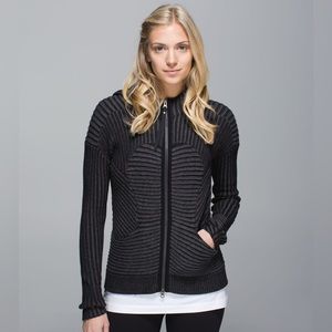 lululemon athletica Black Ribbed Hoodie